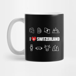 I Love Switzerland Mug